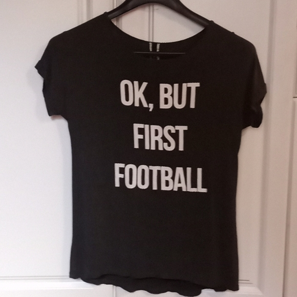 Lovely Souls Tops - Lovely Souls Woman's Football Themed Tee